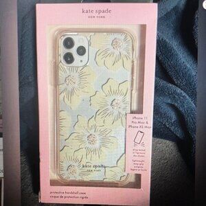 Kate Spade New York Floral iPhone 11 Pro Max Case - Cream and Gold